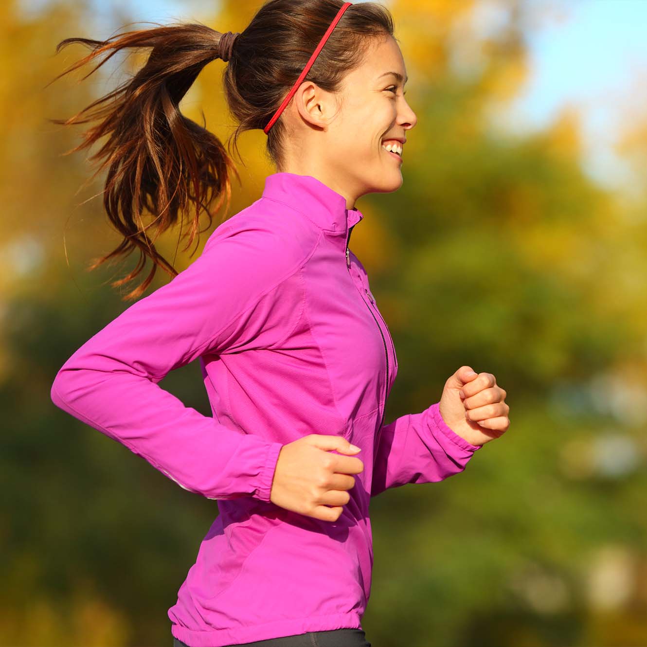 woman running